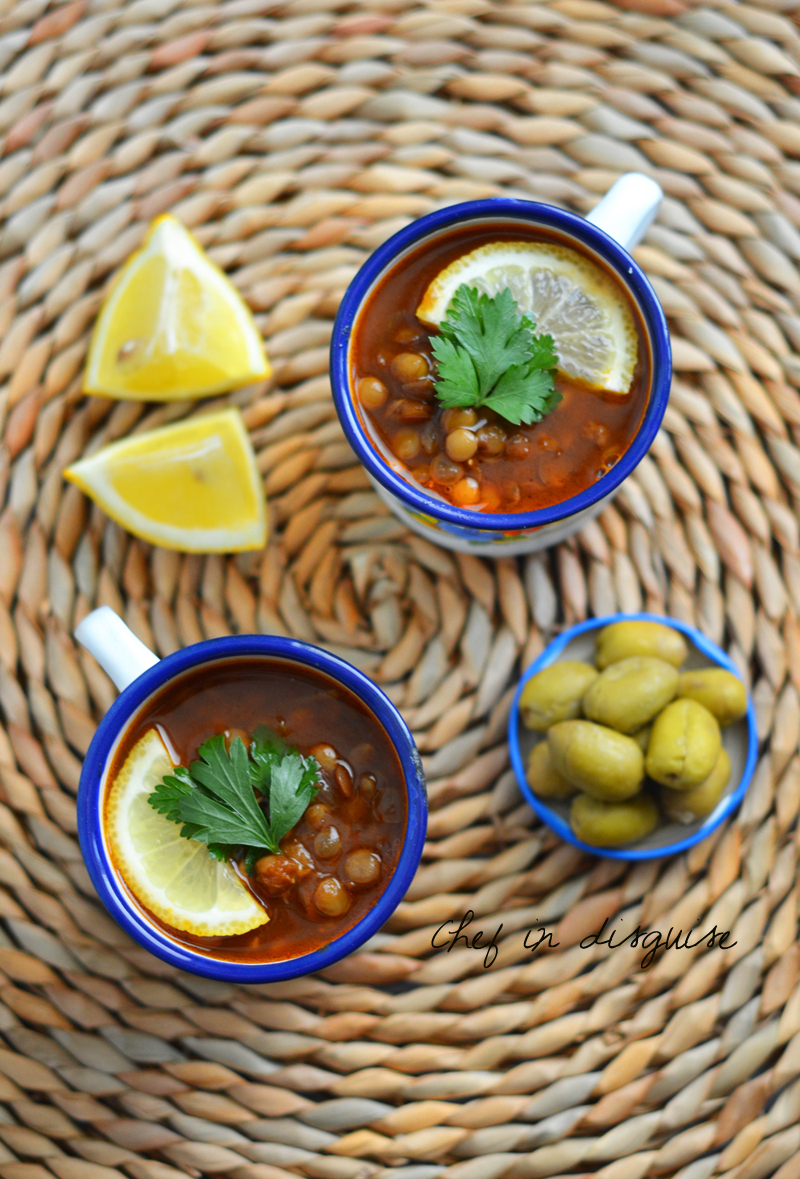 Chef in disguise Lentil soup